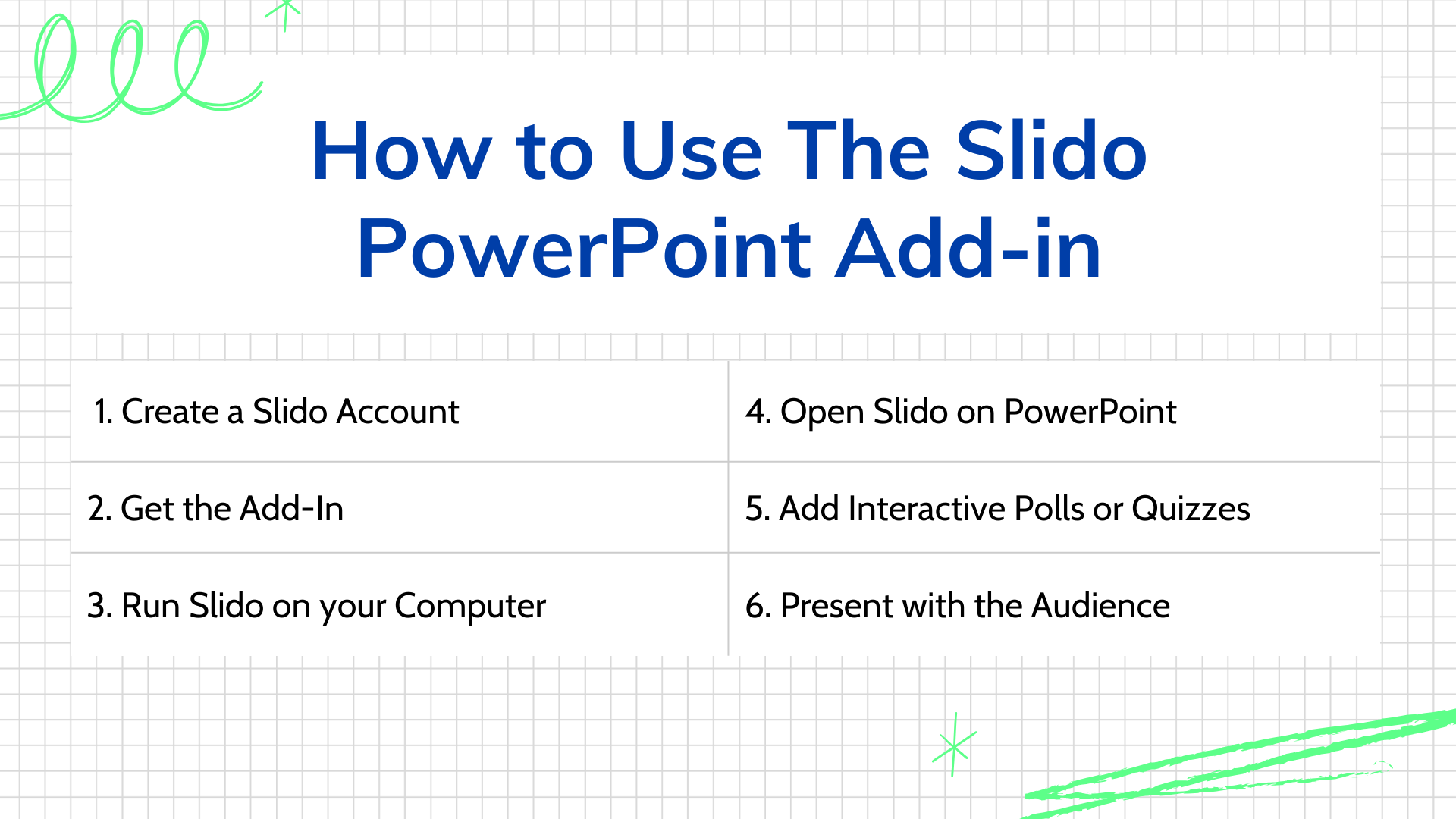 How to Use The Slido PowerPoint Add-in